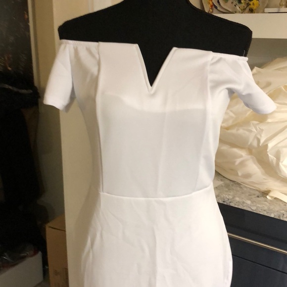 Mermaid versatile shoulder white midi - Picture 5 of 8